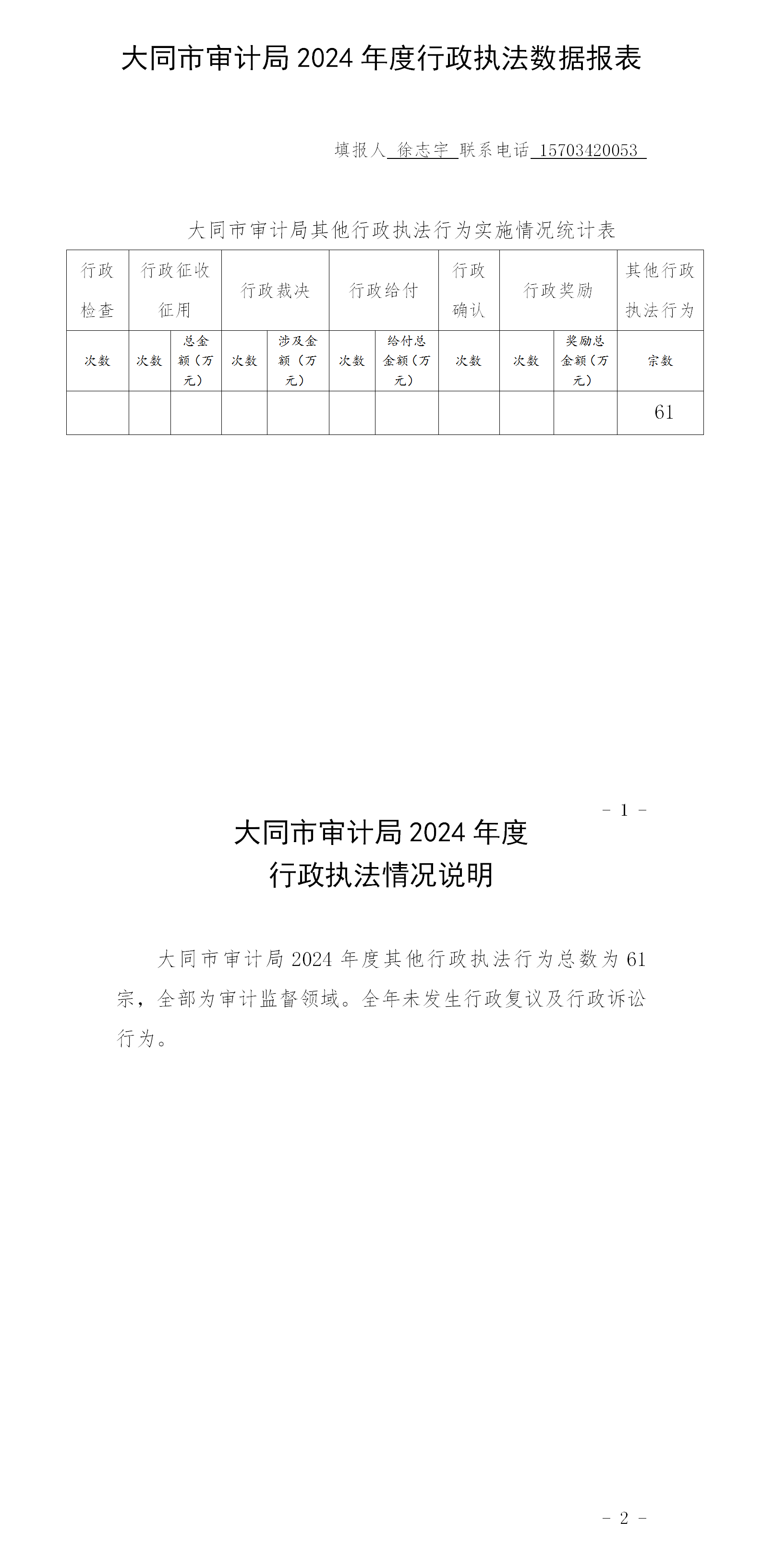 大同市審計局2024年行政執(zhí)法數(shù)據(jù)報表_01